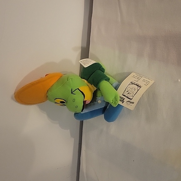 Kellogs Cereal Honey Smacks "Dig Em Frog" 8" Plush Soft Toy Stuffed Animal, 1998 - Picture 3 of 8